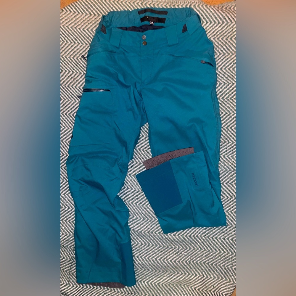 Black Diamond Womens Ski Pants - Size Small - Insulated NWOT - Teal color